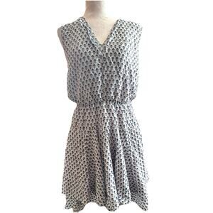 Rebecca Taylor 100% Silk Chiffon Dress Sz 4 Mini Flowy Fairycore Wedding Guest